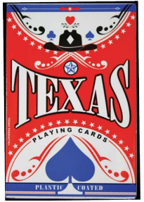 PLAY CARDS, TEXAS SIZED